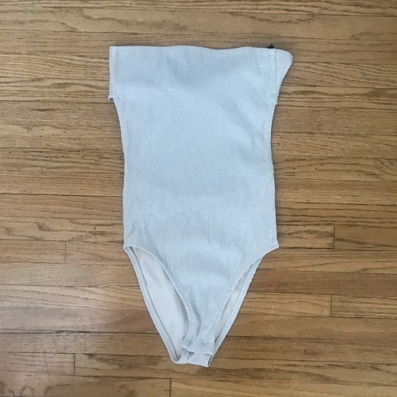 Topshop Glitter Bodysuit - Picture 4 of 7